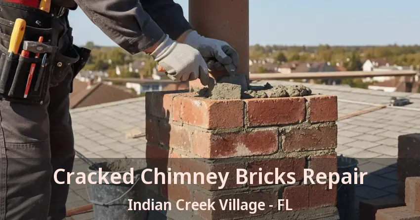 Cracked Chimney Bricks Repair Indian Creek Village - FL