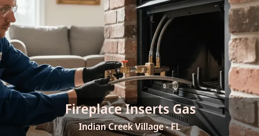 Fireplace Inserts Gas Indian Creek Village - FL