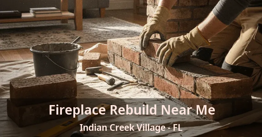 Fireplace Rebuild Near Me Indian Creek Village - FL