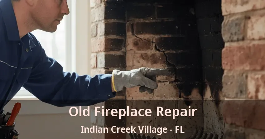 Old Fireplace Repair Indian Creek Village - FL