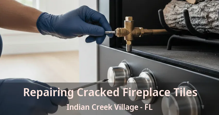 Repairing Cracked Fireplace Tiles Indian Creek Village - FL Repairing Cracked Fireplace Tiles Indian Creek Village - FL